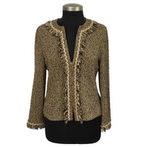 St. John Collection By Marie Gray Tweed Blazer Size 6